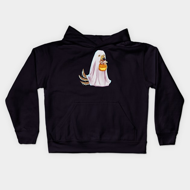 Spoopy Doge Kids Hoodie by mcbenik